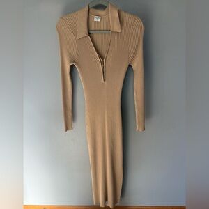 Abercrombie & Fitch Rib Sweater Dress Medium Petite